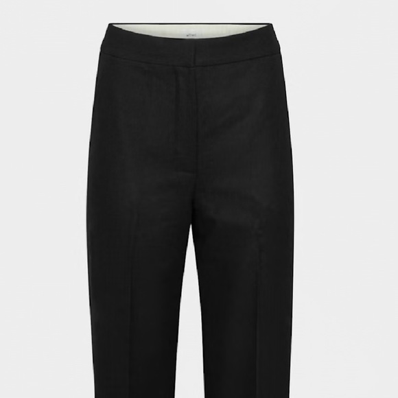 Aritzia Wilfred Black Wide Leg High Rise Pants, Size 16 - Picture 7 of 14